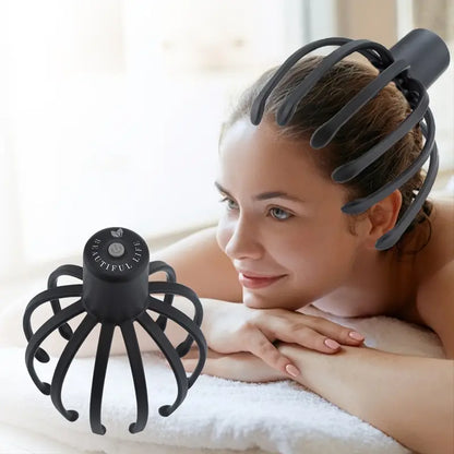 Electric Scalp Massager with Claw Instrument – Ultimate Octopus Head Scratcher for Deep Relaxation